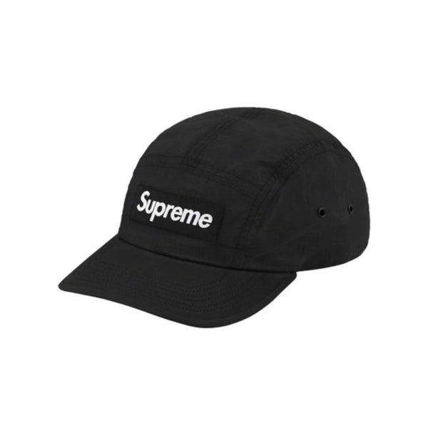 supreme dry wax cotton camp cap black