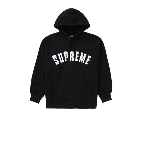 SUPREME ICY ARC HOODED SWEATSHIRT BLACK FW20