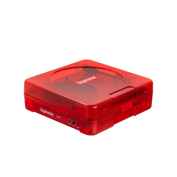 SUPREME NUMARK PT01 PORTABLE TURNTABLE RED SS20