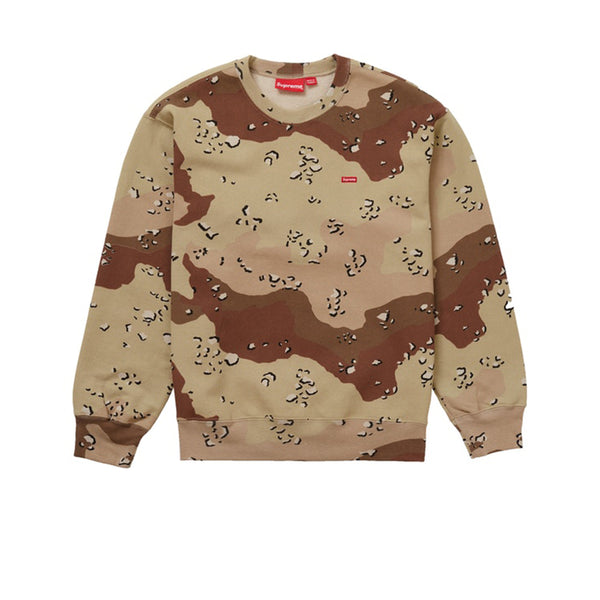 SUPREME SMALL BOX CREWNECK CHOCOLATE CHIP CAMO FW20 - Stay Fresh