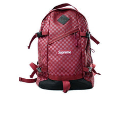 supreme checkered backpack