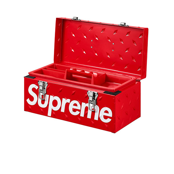 SUPREME DIAMOND PLATE TOOL BOX RED FW18