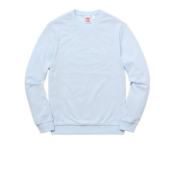 supreme lacoste crewneck red