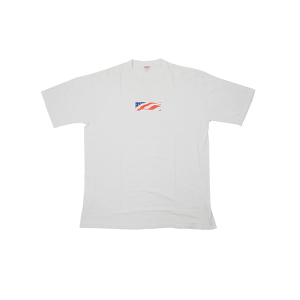 SUPREME PATRIOT BOX LOGO TEE WHITE SS02