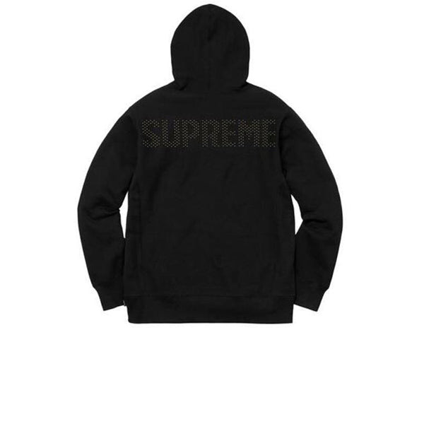 Supreme Studded Hooded Sweatshirt black-