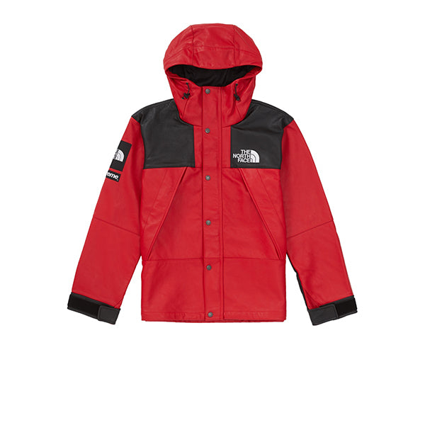 THE NORTH FACE X SUPREME LEATHER JACKET RED FW18 - Stay Fresh