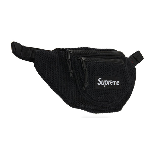 supreme string waist bag black