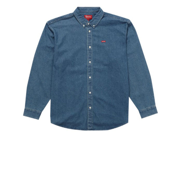 SUPREME SMALL BOX TWILL SHIRT DENIM FW21 - Stay Fresh