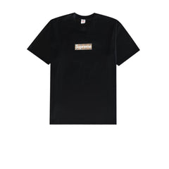 SUPREME X BURBERRY BOX LOGO TEE BLACK SS22 - Stay Fresh