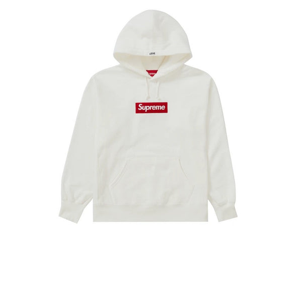 SUPREME BOX LOGO HOODED SWEATSHIRT WHITE FW21 - Stay Fresh