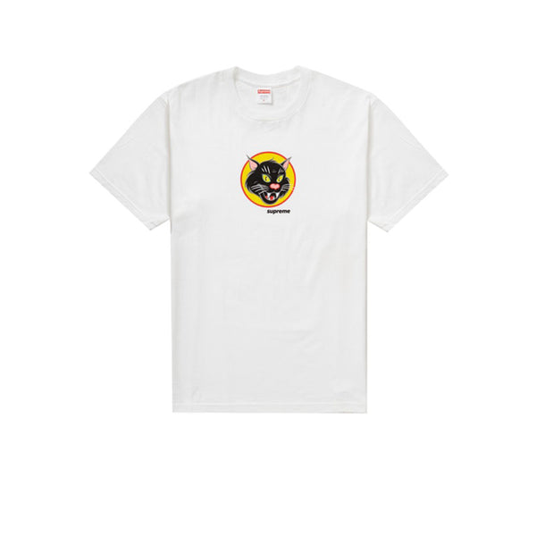 supreme black cat tee