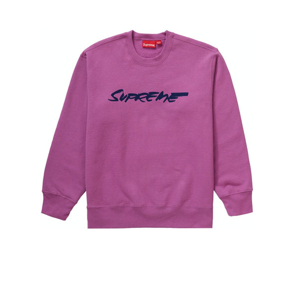 SUPREME FUTURA LOGO CREWNECK BRIGHT PURPLE FW20 - Stay Fresh