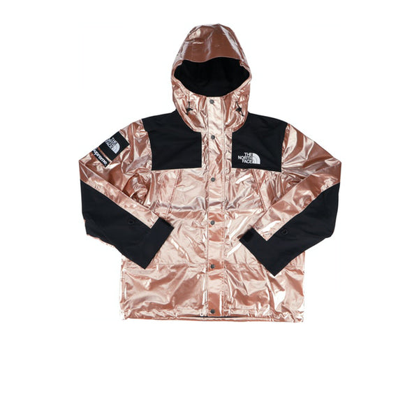 north face x supreme metallic