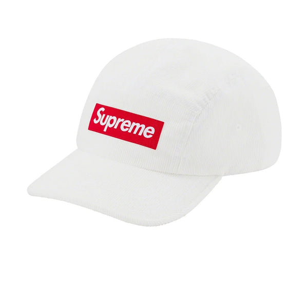 supreme fine wale corduroy camp cap black