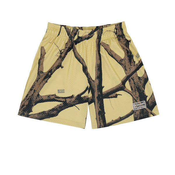 BRAVEST STUDIOS PAISLEY LOUIS VUITTON SHORTS BLUE YELLOW