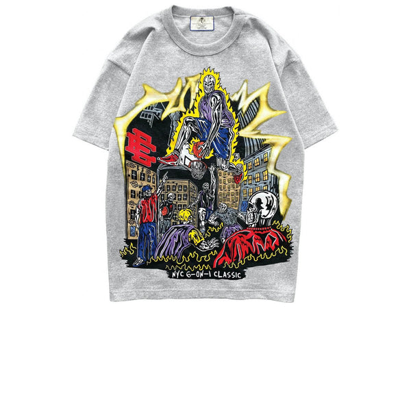 ERIC EMANUEL X WARREN LOTAS JUMP SHOT TEE GREY SS22 - HotelomegaShops