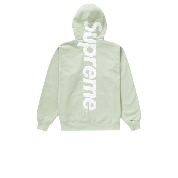 SUPREME SATIN APPLIQUÉ HOODED SWEATSHIRT MINT FW22