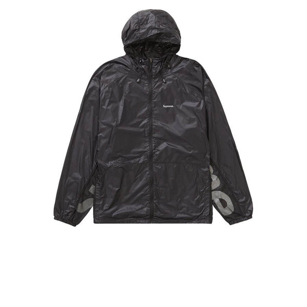 SUPREME RIPSTOP HOODED WINDSHELL BLACK SS22