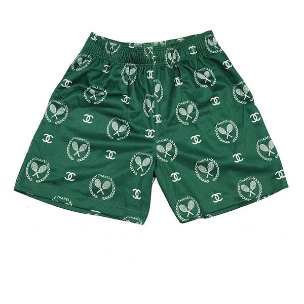 BRAVEST STUDIOS PAISLEY SHORTS CHANEL GREEN - HotelomegaShops