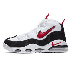 nike uptempo 95 red and black