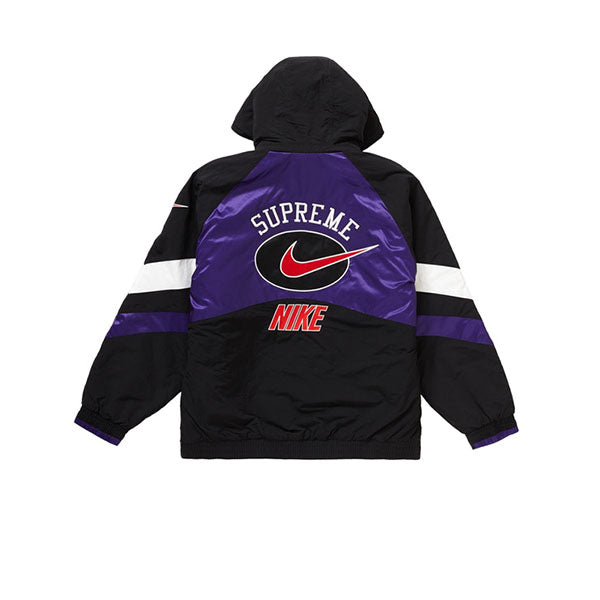 supreme x nike jacket purple