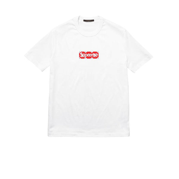 SUPREME X LOUIS VUITTON BOX LOGO TEE WHITE SS17 - Stay Fresh