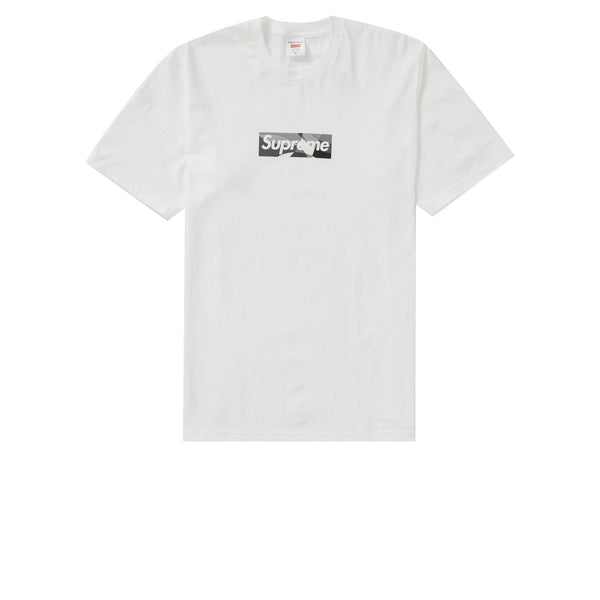 EMILIO PUCCI X SUPREME BOX LOGO TEE WHITE BLACK SS21 - HealthdesignShops