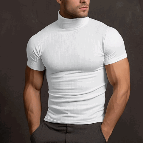 Parker™ Rollkragen Hemd mit Stretchkomfort – Pylomo