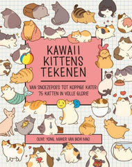 Kawaii tekenen leer kawaii kittens tekenen in dit leuke kawaii tekenboekje