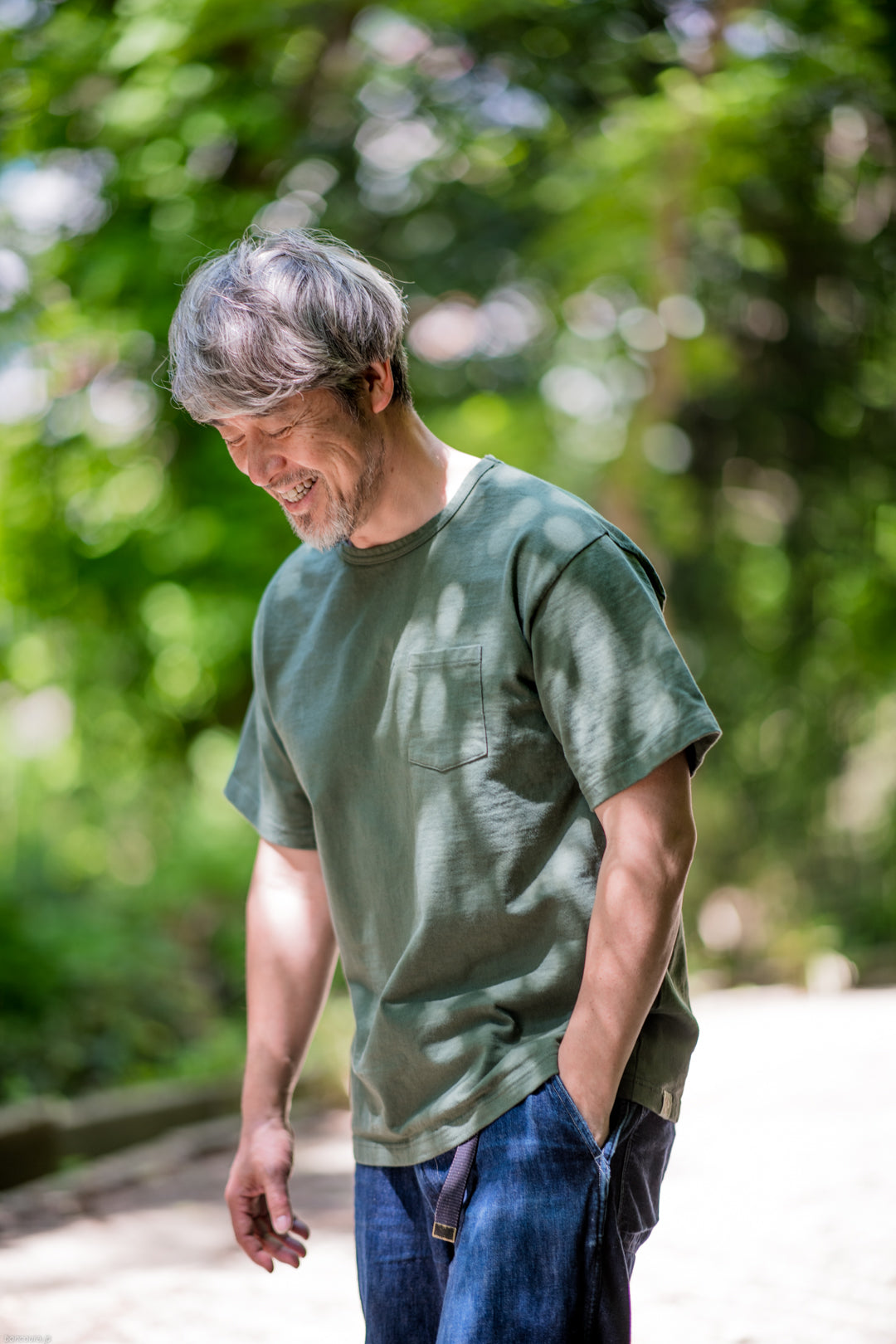 Heavy Weight Pocket Tee Olive – BONCOURA Official Online Store