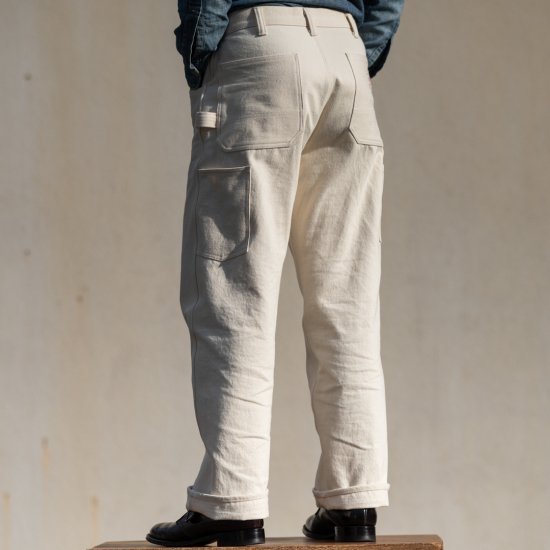 Painter Pants Denim white – BONCOURA Official Online Store