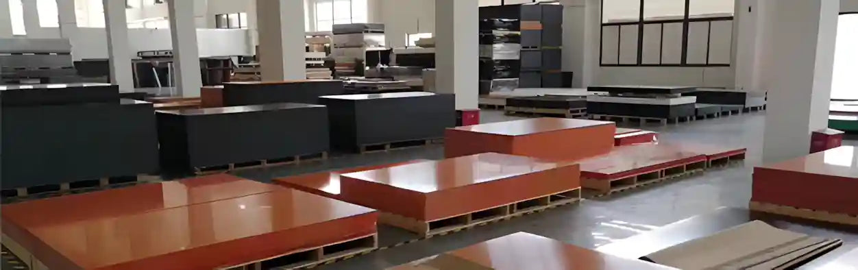 Bakelite sheets installed in an electrical panel, providing superior heat resistance and insulation.
