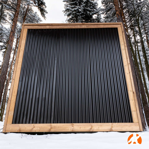 Corrugated Metal Fence Panel - Privacy Fence