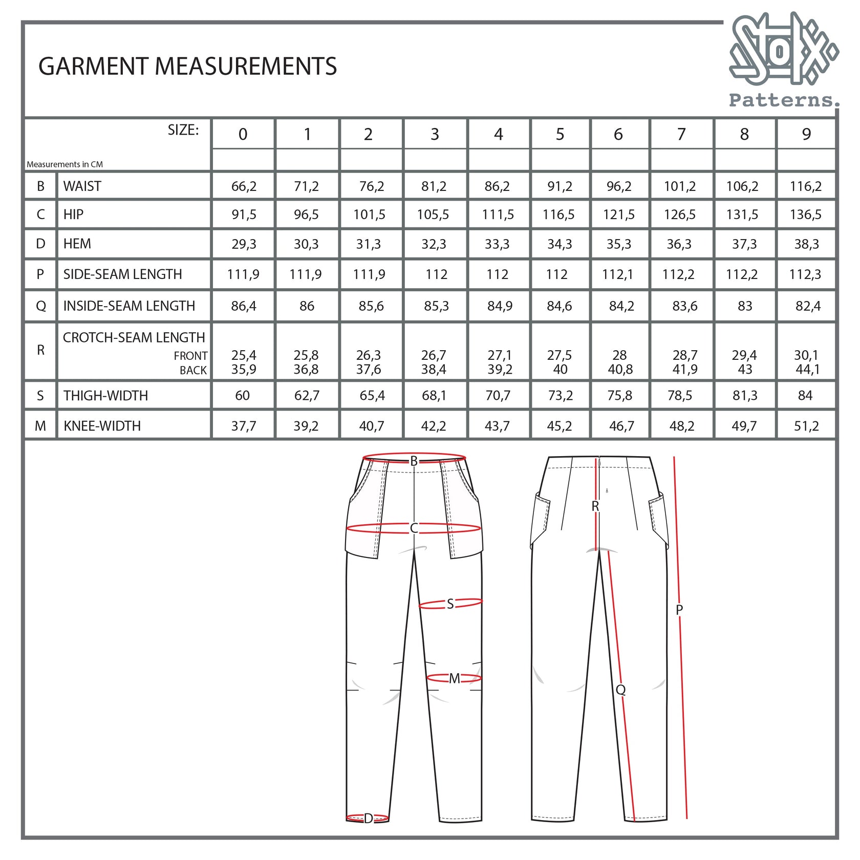 Annie Hose – Stokx Patterns