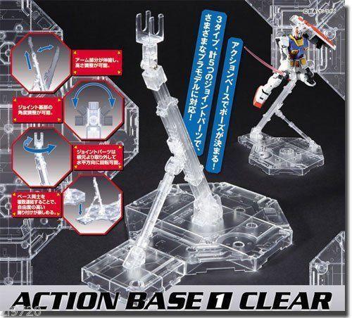 Action Base 6 Display Stand (1/144) - Clear – USA Gundam Store