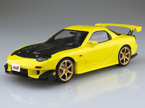 1:24 Scale Aoshima Initial-D Takahashi Keisuke Mazda FD3S RX-7 w/Figure  Model Kit - Kent Models