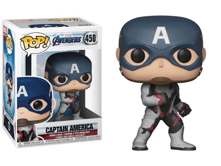 Pop Marvel Avengers Endgame Captain America W Pop Protector