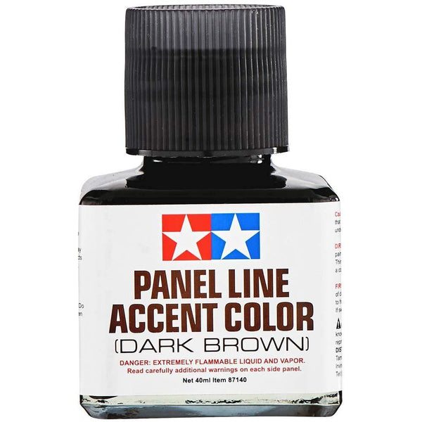 Tamiya 87132 Brown Panel Line Accent Color (40ml Bottle) – USA Gundam Store