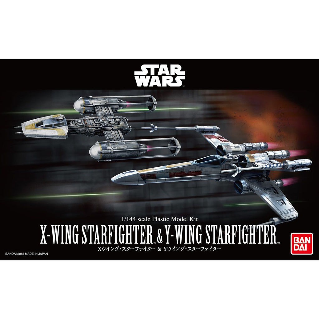 X-Wing & Y-Wing Starfighter "Star Wars", Bandai Star Wars 1/144