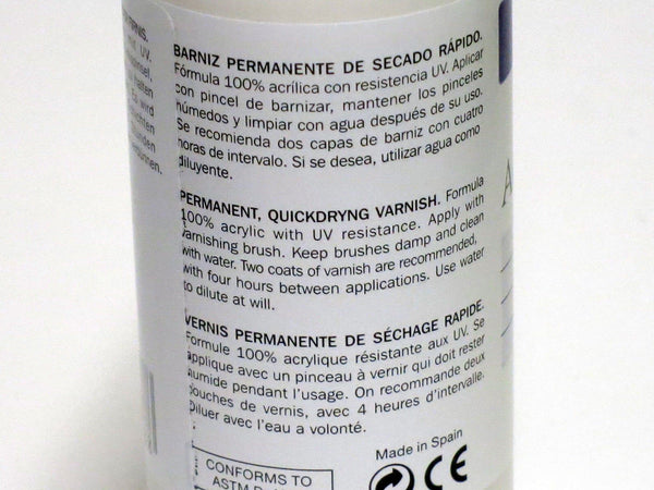 Vallejo Permanent Acrylic Varnish - Gloss, 5 Liter 