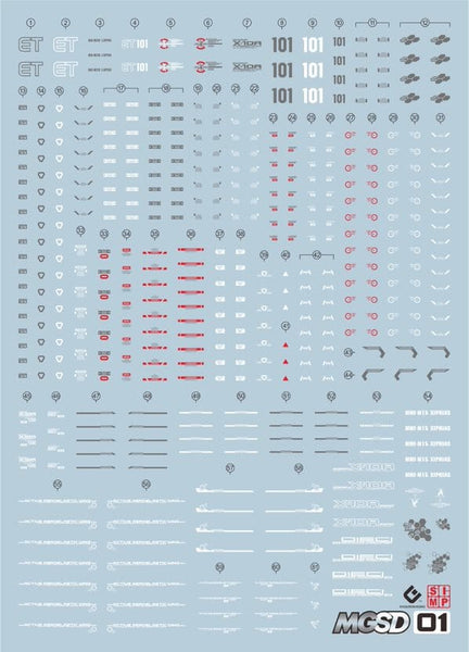 E56 MG Gundam MK-II TITANS Decal Sheet