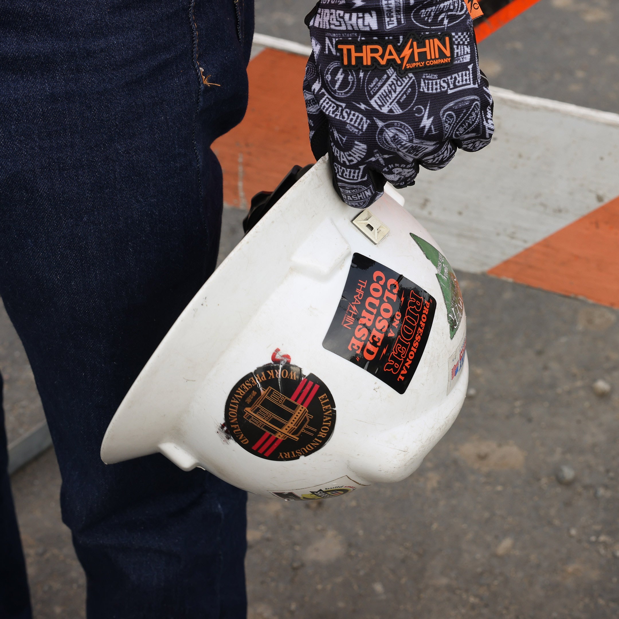 Thrashin Supply Professional Rider on a Closed Course Pocket Tee