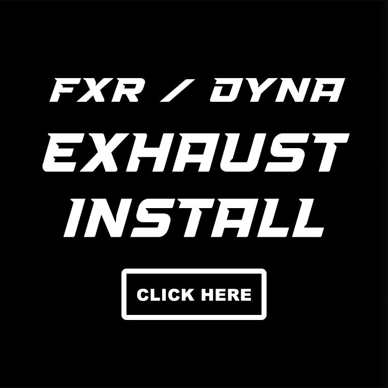 FXR Dyna Exhaust Installation