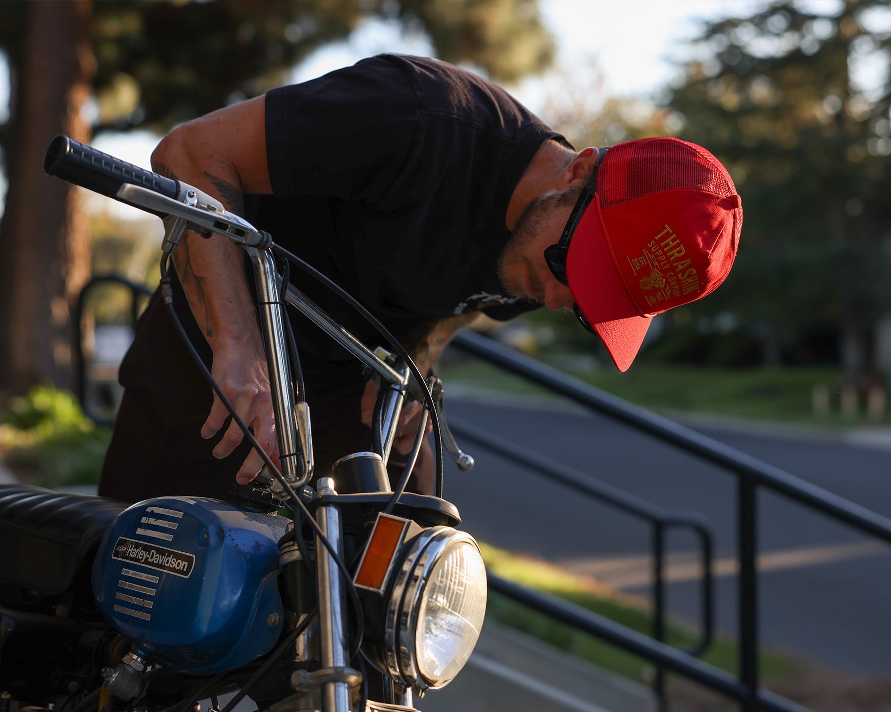 Thrashin Supply Co. Union Hat - Red