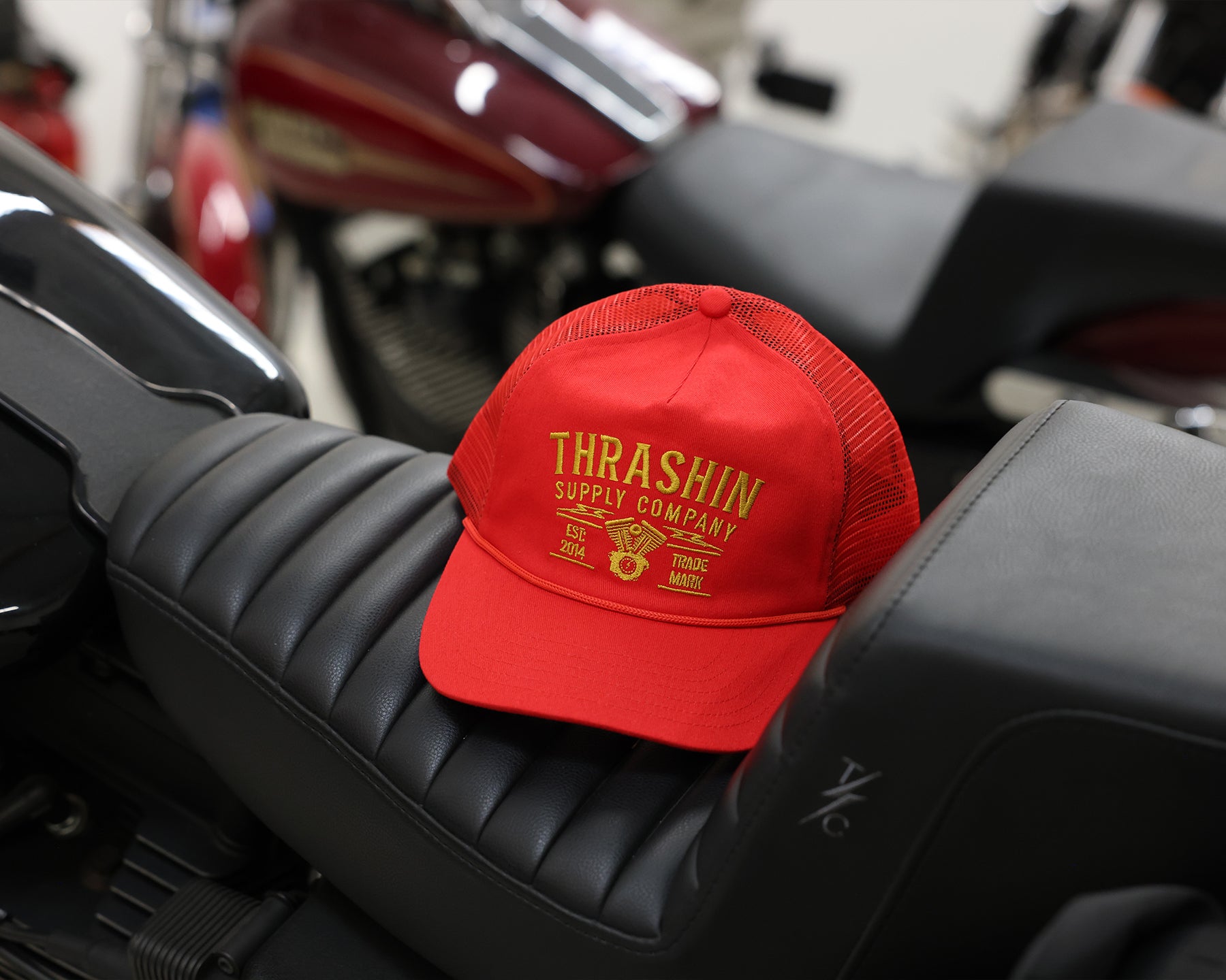 Thrashin Supply Co. Union Hat - Red