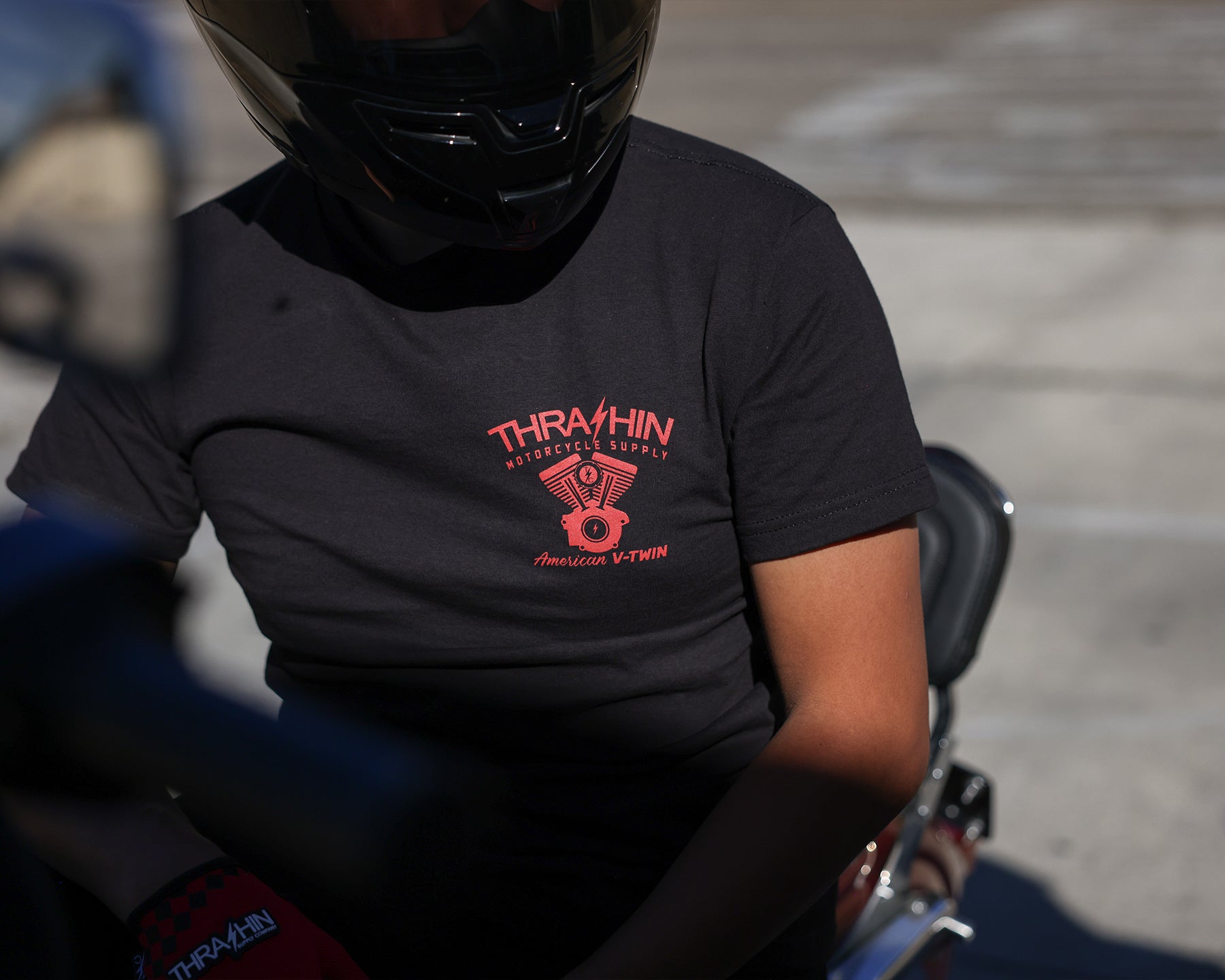 Thrashin Supply American V-Twin Tee - Black