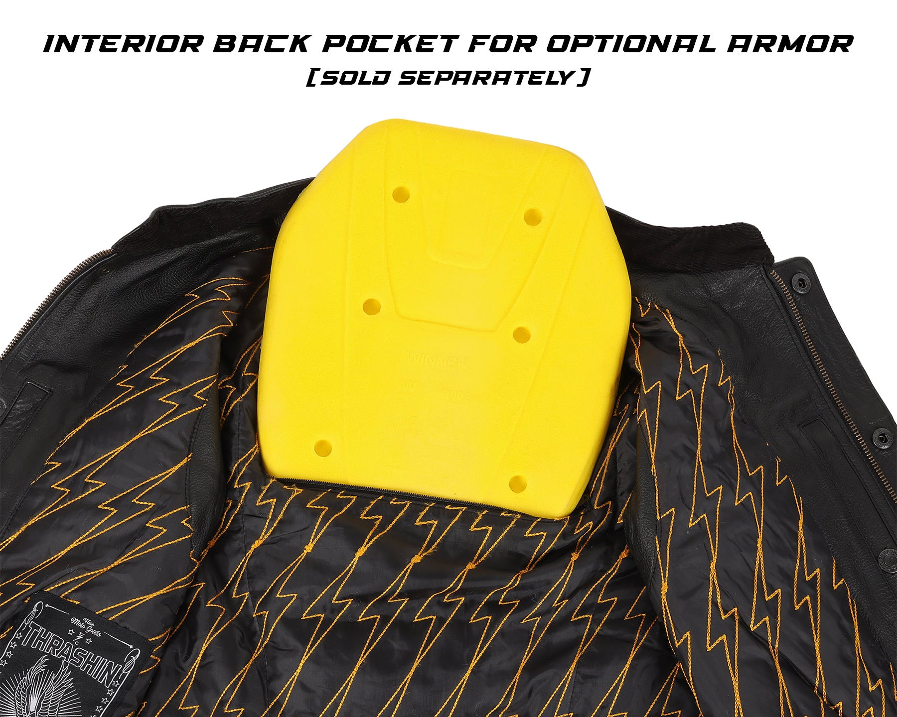 Vest Back Protection Pocket