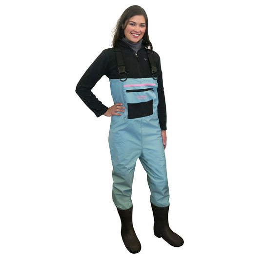 Caddis Women's Short Queen Teal Deluxe Breathable Stockingfoot Waders