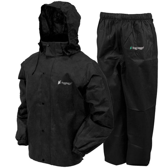 Frogg Toggs Women's All Purpose Rain Suit - Cherry/Black - Small