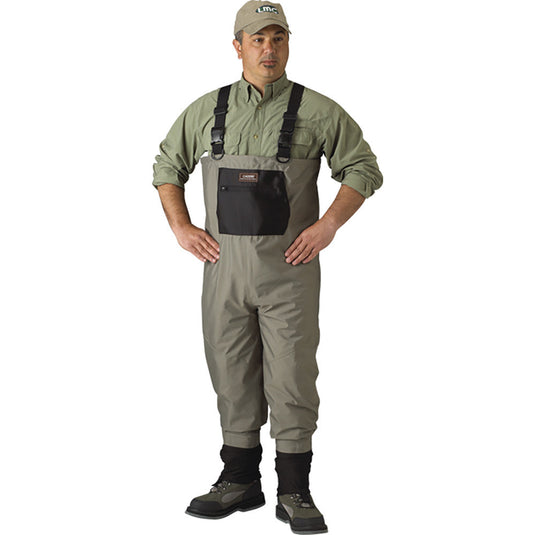 Caddis Breathable Stockingfoot Waders - Short Stout - Tan/Black